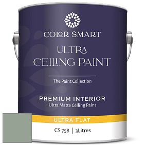 COLOR SMART CS 758 ULTRA CEILING PAINT ультраматовая краска цвет 698 Grenadier Pond