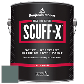 Benjamin Moore 486 Ultra Spec SCUFF-X Interior Satin Finish краска цвет NCS S 6010-B70G 