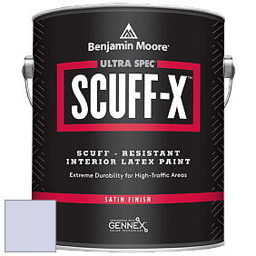 Benjamin Moore 486 Ultra Spec SCUFF-X Interior Satin Finish краска цвет 2069-60 Lavender Ice