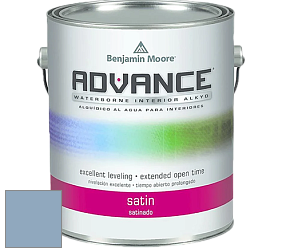 Benjamin Moore 792 Advance Interior Paint-Satin эмаль цвет 830 Harlequin Blue