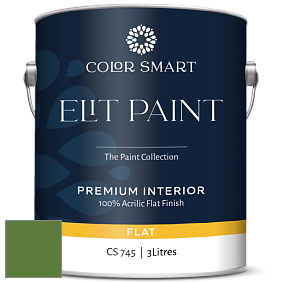 COLOR SMART CS 745 ELIT PAINT глубокоматовая моющаяся краска цвет NCS S 3560-G30Y 
