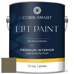 COLOR SMART CS 745 ELIT PAINT глубокоматовая моющаяся краска цвет 2142-20 Turtle Green