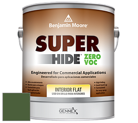 Benjamin Moore 355 Super Hide Zero Voc Interior Flat краска цвет NCS S 5540-G30Y 