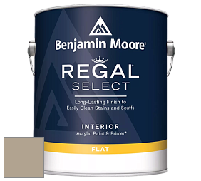 Benjamin Moore 547 Regal Select Waterborne Interior Flat Finish краска цвет 977 Brandon Beige