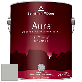 Benjamin Moore Aura 631 Waterborne Exterior Satin Finish краска цвет AF-690 