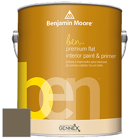Benjamin Moore Ben W625 Premium Interior Latex Flat краска цвет 1526 Evening Grove