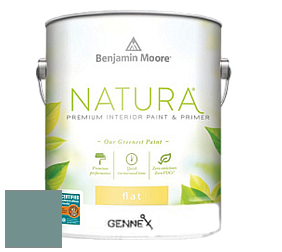 Benjamin Moore 514 Natura Interior Semi-Gloss Finish краска цвет 712 Fort Pierce Green