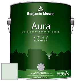 Benjamin Moore Aura 629 Waterborne Exterior Flat Finish краска цвет 624 Bath Salts