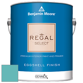 Benjamin Moore 549 Regal Select Waterborne Interior Eggshell Finish краска цвет 740 Harbor Side Blue