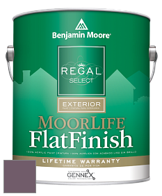 Benjamin Moore W105 Regal Select Exterior Paint-MoorLife Flat Finish краска цвет AF-630 