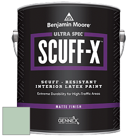 Benjamin Moore 484 Ultra Spec SCUFF-X Interior Matte Finish краска цвет 626 Etched Glass