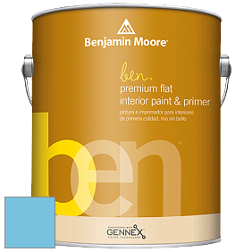 Benjamin Moore Ben W625 Premium Interior Latex Flat краска цвет 788 Aquarius