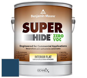 Benjamin Moore 355 Super Hide Zero Voc Interior Flat краска цвет RAL 5001 