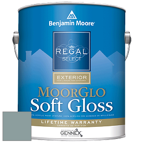 Benjamin Moore W096 Regal Select Exterior Paint-Moor GloSoft Gloss Finish краска цвет 2123-30 Sea Star