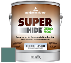 Benjamin Moore 357 Super Hide Zero Voc Interior Eggshell краска цвет 678 Pacific Rim