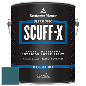 Benjamin Moore 485 Ultra Spec SCUFF-X Interior Eggshell Finish краска цвет 728 Bermuda Turquoise