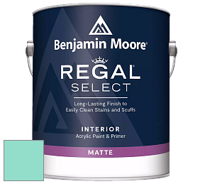 Benjamin Moore 548 IRegal Select Interior Paint - Matte краска цвет 2046-50 Scuba Green