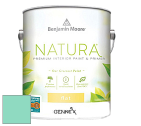 Benjamin Moore 514 Natura Interior Semi-Gloss Finish краска цвет 613 Fresh Green