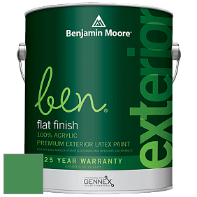 Benjamin Moore Ben 541 Waterborne Exterior Flat Finish краска цвет 574 Once Upon a Time