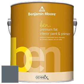 Benjamin Moore Ben W625 Premium Interior Latex Flat краска цвет 2135-30 Nocturnal Gray