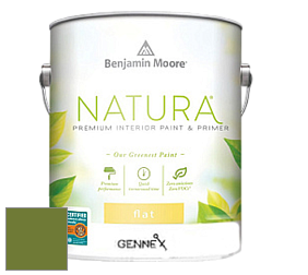 Benjamin Moore 514 Natura Interior Semi-Gloss Finish краска цвет NCS S 3560-G40Y 