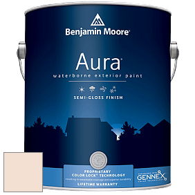 Benjamin Moore Aura 632 Waterborne Exterior Semi-Gloss Finish краска цвет 894 Sheer Pink