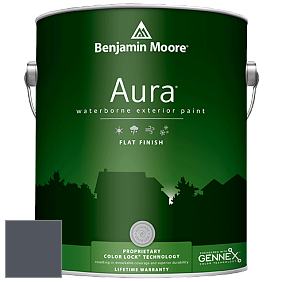 Benjamin Moore Aura 629 Waterborne Exterior Flat Finish краска цвет AF-565 