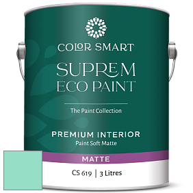 COLOR SMART CS 619 SUPREM ECO PAINT матовая краска цвет 2042-50 Caribe Green