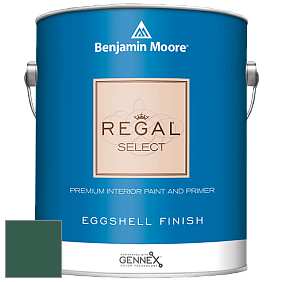 Benjamin Moore 549 Regal Select Waterborne Interior Eggshell Finish краска цвет 2043-10 Absolute Green