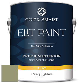 COLOR SMART CS 745 ELIT PAINT глубокоматовая моющаяся краска цвет AF-445 