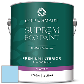 COLOR SMART CS 619 SUPREM ECO PAINT матовая краска цвет 2066-60 Honolulu Blue