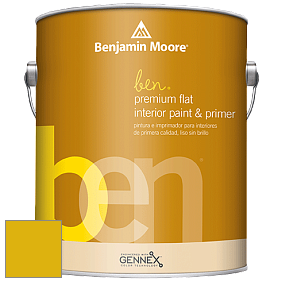 Benjamin Moore Ben W625 Premium Interior Latex Flat краска цвет RAL 1032 
