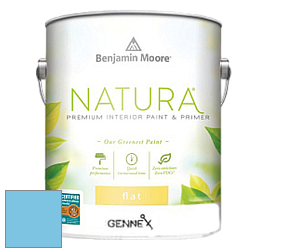 Benjamin Moore 514 Natura Interior Semi-Gloss Finish краска цвет 2060-50 Cayman Blue