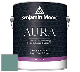 Benjamin Moore Aura 522 Interior Paint - Matte краска цвет NCS S 4020-B70G 