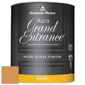 Benjamin Moore Aura 148 Grand Entrance High Gloss эмаль цвет 182 Glowing Umber