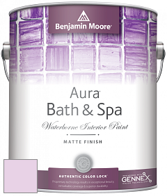 Benjamin Moore Aura 532 Bath & Spa Waterborne Interior Paint Matte Finish краска цвет NCS S 0520-R40B 