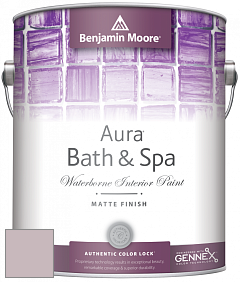 Benjamin Moore Aura 532 Bath & Spa Waterborne Interior Paint Matte Finish краска цвет NCS S 2010-R20B 