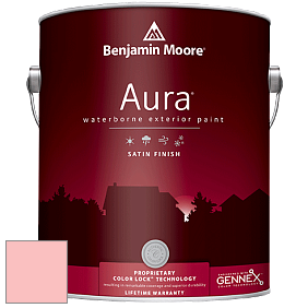 Benjamin Moore Aura 631 Waterborne Exterior Satin Finish краска цвет 1303 Smashing Pink