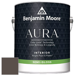 Benjamin Moore Aura 528 Waterborne Interior Semi-gloss Finish краска цвет 2112-20 Brown Sugar