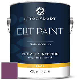 COLOR SMART CS 745 ELIT PAINT глубокоматовая моющаяся краска цвет 2074-20 Summer Plum