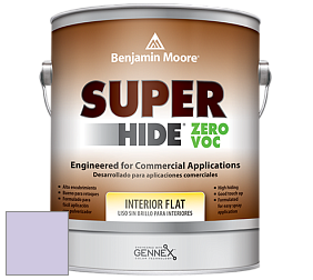 Benjamin Moore 355 Super Hide Zero Voc Interior Flat краска цвет 1395 Grape Ice