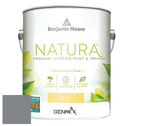 Benjamin Moore 514 Natura Interior Semi-Gloss Finish краска цвет 1615 Rock Gray