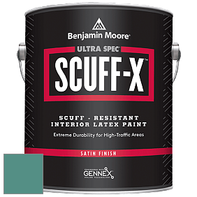 Benjamin Moore 486 Ultra Spec SCUFF-X Interior Satin Finish краска цвет NCS S 4030-B70G 