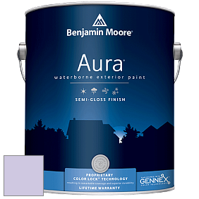 Benjamin Moore Aura 632 Waterborne Exterior Semi-Gloss Finish краска цвет 1395 Grape Ice