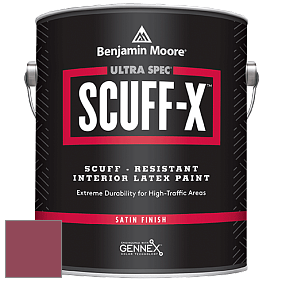 Benjamin Moore 486 Ultra Spec SCUFF-X Interior Satin Finish краска цвет 1344 Night Flower