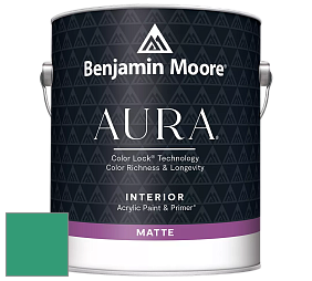 Benjamin Moore Aura 522 Interior Paint - Matte краска цвет 2043-30 Kelp Forest Green