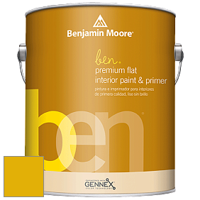 Benjamin Moore Ben W625 Premium Interior Latex Flat краска цвет RAL 1004 