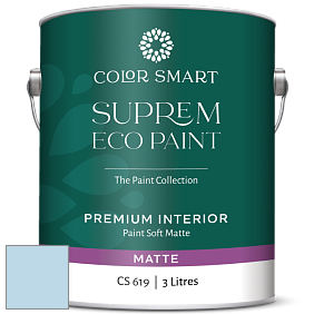 COLOR SMART CS 619 SUPREM ECO PAINT матовая краска цвет 814 Jet Stream
