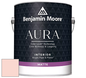 Benjamin Moore Aura 522 Interior Paint - Matte краска цвет 2013-60 Pink Harmony