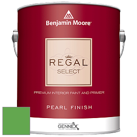Benjamin Moore 550 Regal Select Waterborne Interior Pearl Finish краска цвет 2033-30 Fresh Scent Green